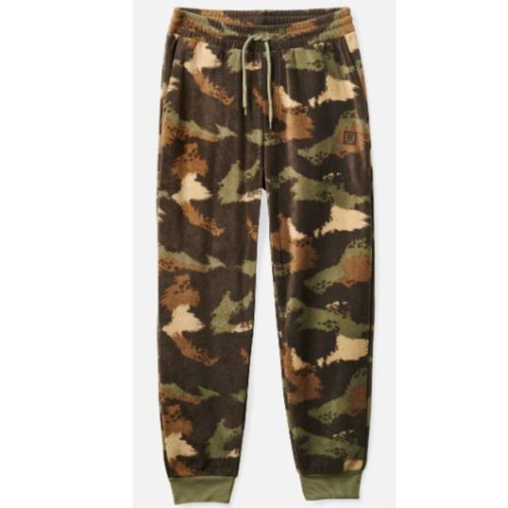 Brixton Men's Camo Fleece Sweatpants Size Large